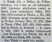 Tržek ve starých dokumentech
